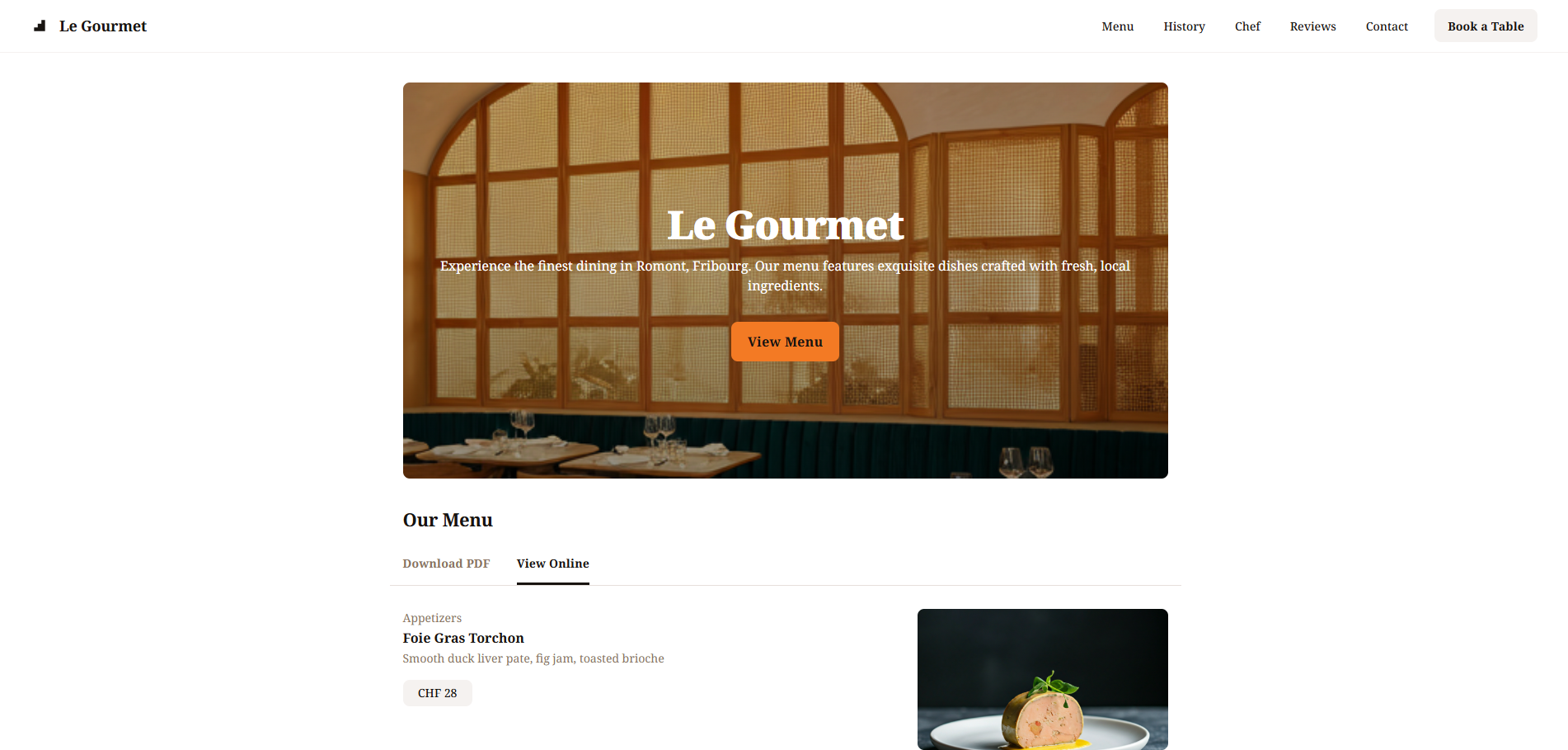 Exemple de site vitrine 1