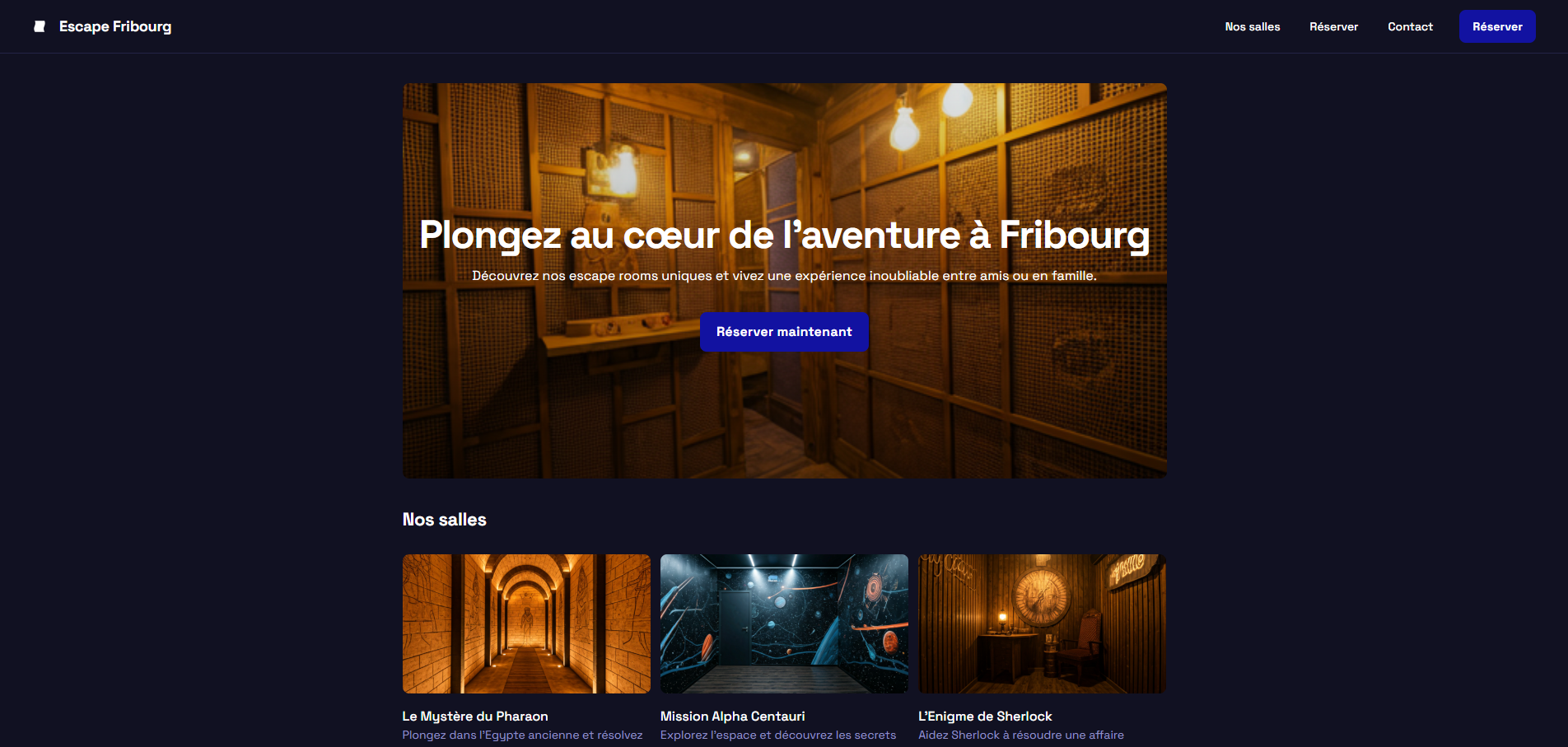 Exemple de site vitrine 4